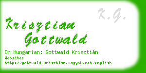 krisztian gottwald business card